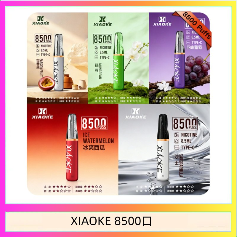 XIAOKE8500口 梟客XIAOKE一次性電子菸拋棄式8500口